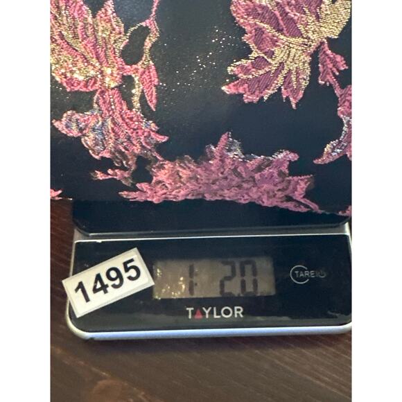 For Love & Lemons Luella Whimsigoth Dark Romantic Coat M Black Pink Gld Vampcore - Picture 15 of 15